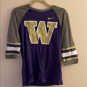 Nike University of Washington tailgate shirt